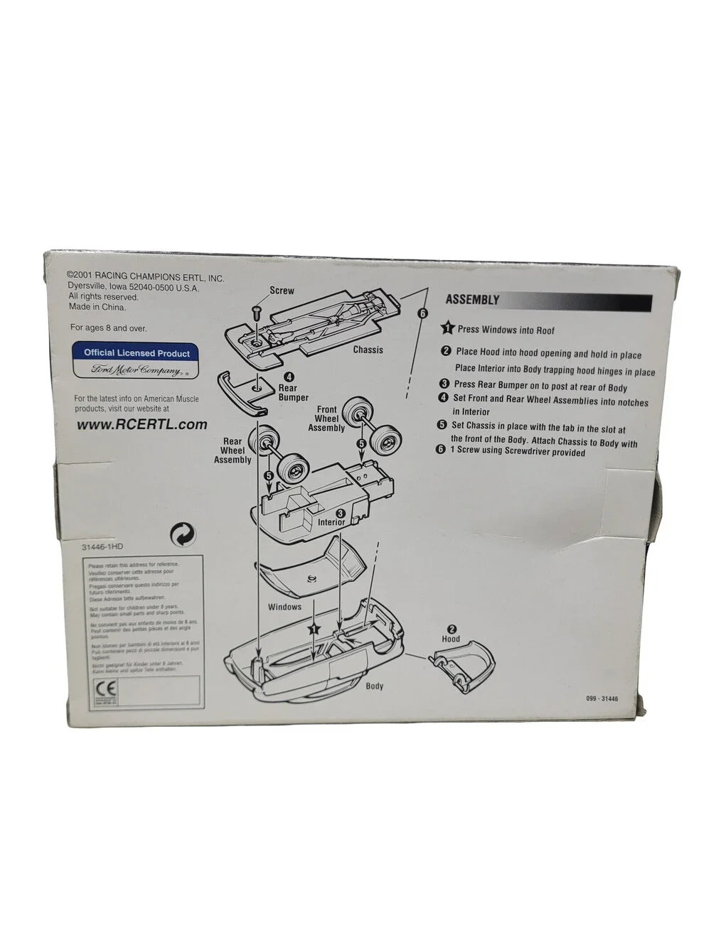 RACING CHAMPIONS American Muscle '49 Mercury 1/64 Scale model kit 31446 New